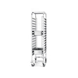 Carucior debarasare tavi, capacitate 15 tavi x GN 1/1(530x325mm), inox, 615x450x(H)1695 mm, Hendi