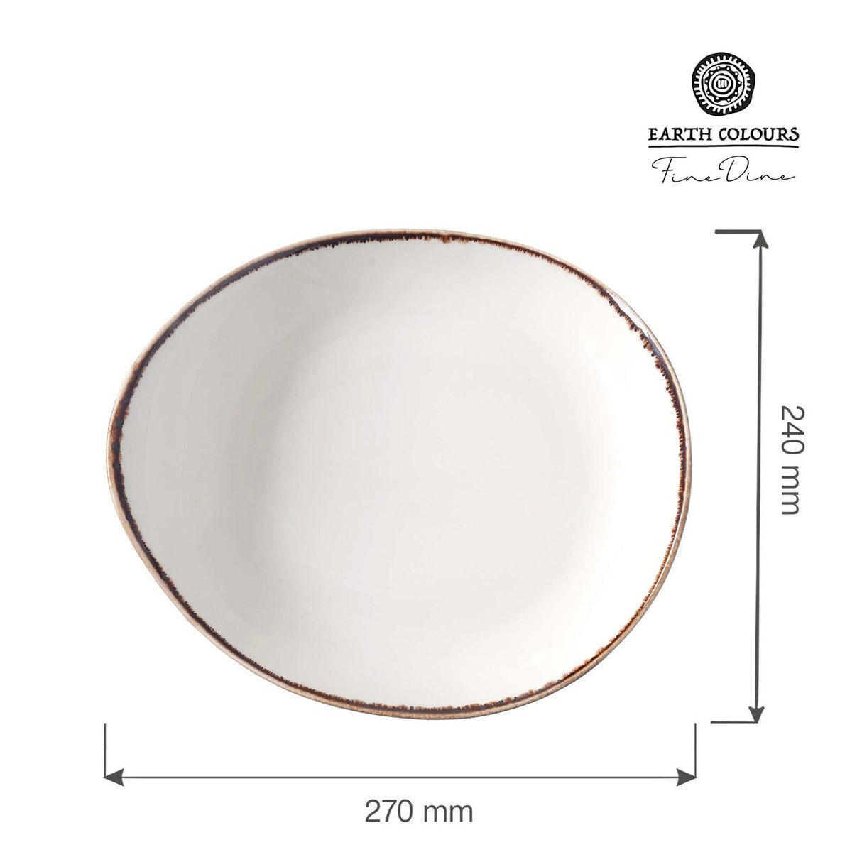 Farfurie Vanilla, 270x240 mm Fine Dine