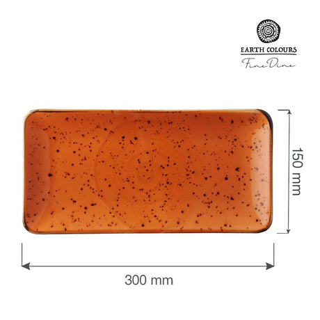 Farfurie dreptunghiulară Dahlia, 300x150 mm Fine Dine