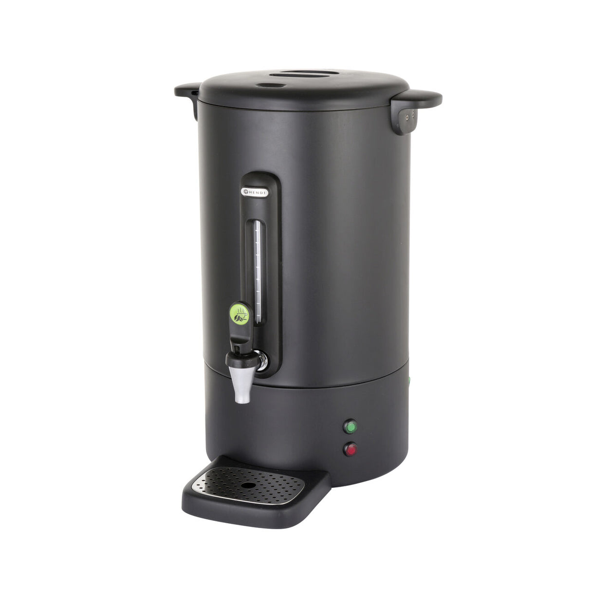 Percolator pentru bauturi fierbinti 7 litri, inox, negru mat, 1650 W, Concept Line Hendi, 307x330x(h)450 mm