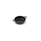 Vas servire in forma de mini-tigaie cu 2 manere, 150x115x(H)37 mm, melamina, Hendi Little Chef