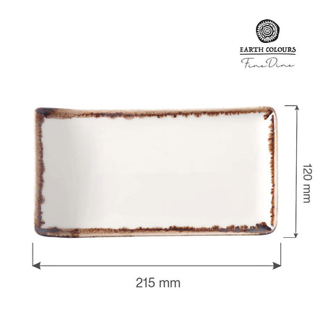 Farfurie de servire Vanilla, 215x120 mm Fine Dine