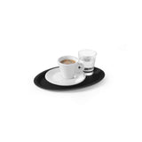 Tava servire ovala, 16x23 cm, Hendi, poliester armat cu fibra de sticla, suprafata anti-alunecare, neagra