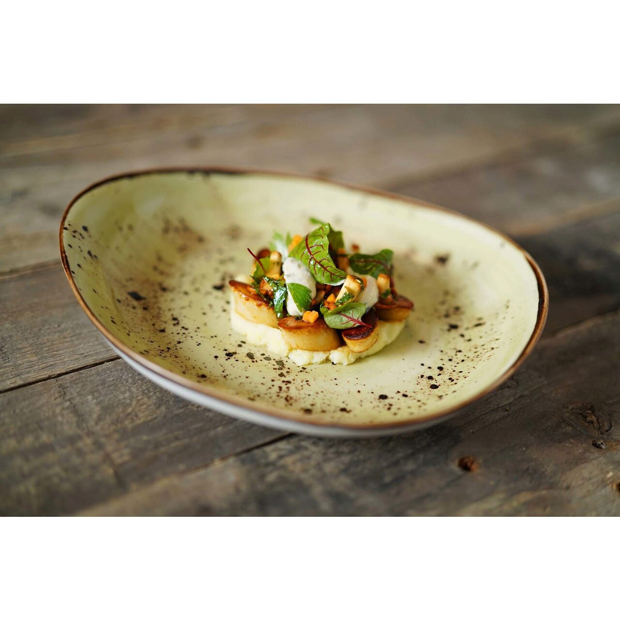 Farfurie de servire Olive 215x90 mm Fine Dine