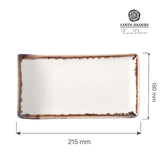 Farfurie de servire Vanilla, 215x180 mm Fine DIne