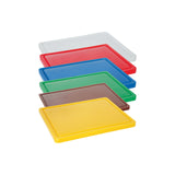 Tocator alb, 26.5x32.5x(H)1.2 cm - GN1/2, cu sant de scurgere, polietilena HDPE 500, respecta normele de igiena HACCP, Hendi