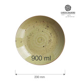 Farfurie semi-adanca Olive 230 mm, 900 ml Fine Dine