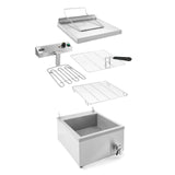 Friteuza electrica  pentru gogosi, 12L, 3500W, 630x860x(h)360mm