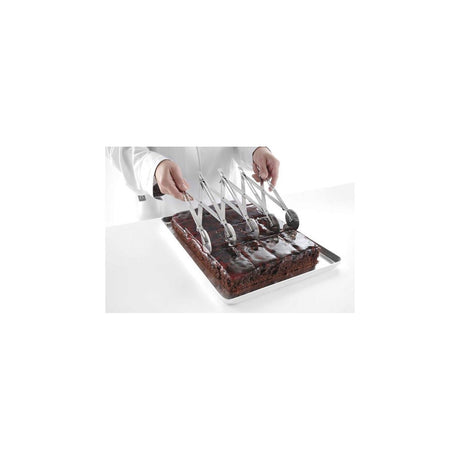 Taietor pentru aluat din otel inoxidabil cu 7 role, 222x80x(h)55 mm