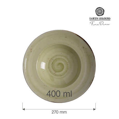 Farfurie pentru paste Olive 270 mm, 400 ml Fine Dine