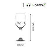 Pahar de vin Valencia 300 ml, LAV