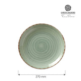 Farfurie Fine Dine, colectia Nefryt, dimetru 270 mm, portelan, rezistenta la temperaturi pana la 150 C