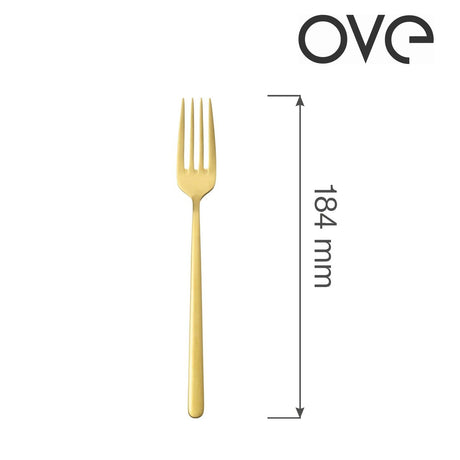 Furculita de desert Amarone Gold, OVE, 184 mm
