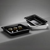 Tava Gastronorm GN 1/2 65 mm, portelan termorezistent pana la 600 gr C, Hendi