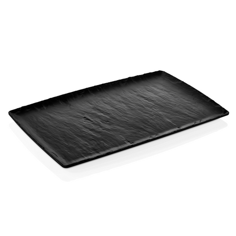 Platou melaminat negru , Rock,  Fine Dine GN 1/1, 530x325mm
