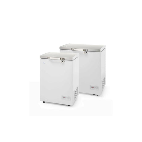 Lada frigorifica profesionala 93 L, interval racire -26 / -18 C, ARKTIC by Hendi, 65 W, corp aluminiu cu izolatie spuma de 70 mm, clasa energetica F, 574x608x845 mm, Clasa energetica F