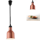 Lampa de incalzire cilindrica, finisaj cupru ø175x(H)250