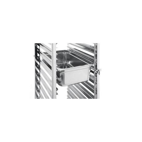 Carucior debarasare tavi, capacitate 15 tavi x GN 1/1(530x325mm), inox, 615x450x(H)1695 mm, Hendi