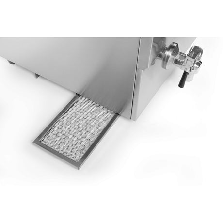 Friteuza dubla cu inductie 2x8 lt, corp inox, 2x3500W, Hendi Kitchen Line, functie boost pentru incalzire rapida, Hendi, 580x485x(H)406 mm