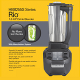 Mixer barman Rio® cana din oțel inoxidabil de 0,95 l, HBB255S-CE  Hamilton Beach Commercial