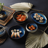 Bol Goro White Blue 140mm, 450 ml Fine Dine