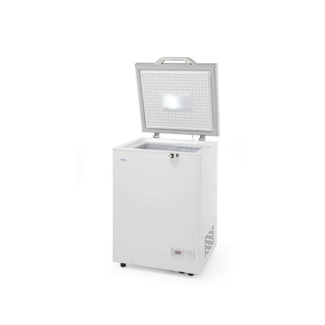 Lada frigorifica profesionala 93 L, interval racire -26 / -18 C, ARKTIC by Hendi, 65 W, corp aluminiu cu izolatie spuma de 70 mm, clasa energetica F, 574x608x845 mm, Clasa energetica F