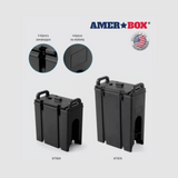 Distribuitor de bauturi termo-izolant cu robinet, 9.4 l, Amerbox, dimensiune exterioara (mm) 230x420x(H)470