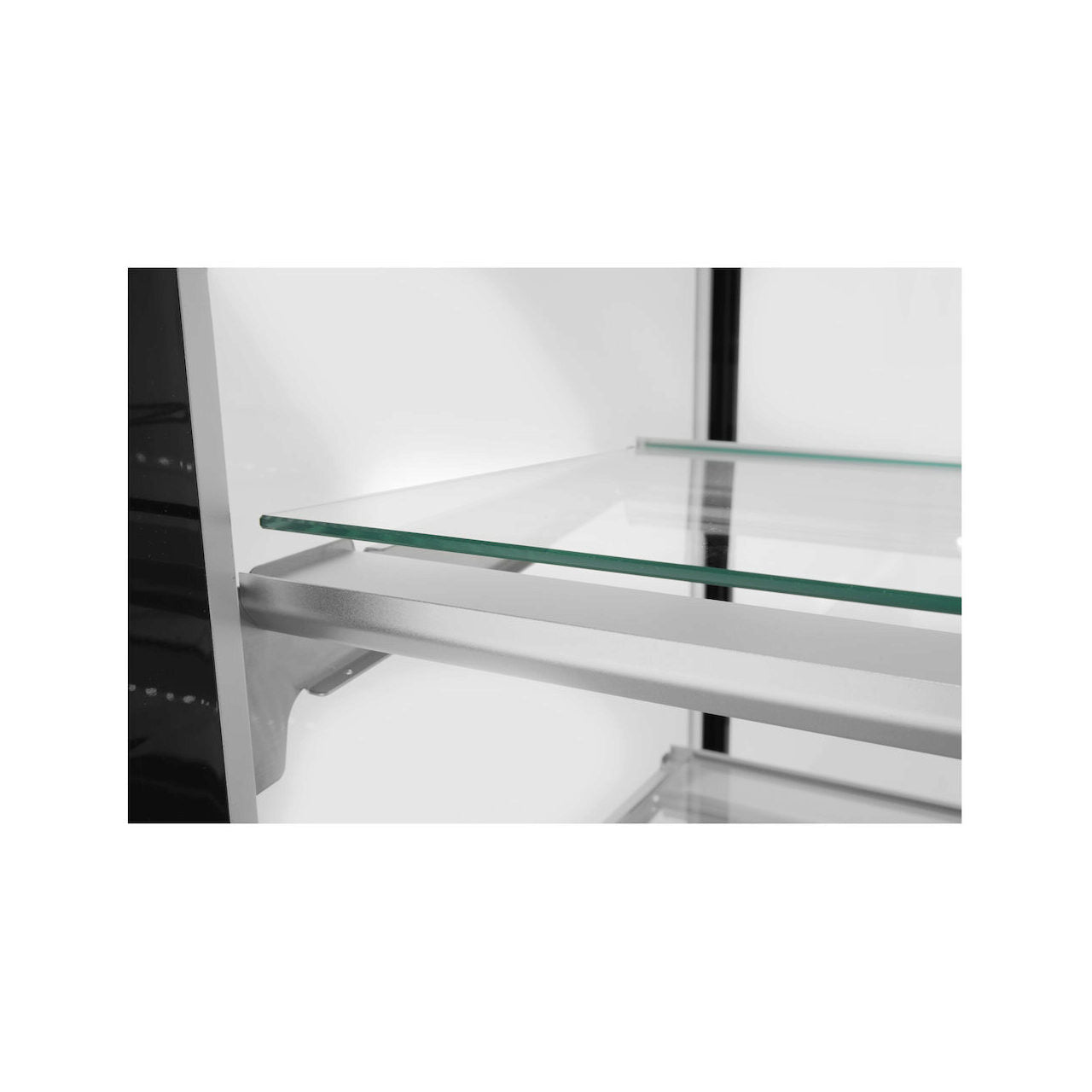 Vitrina frigorifica de prezentare interval temp. 2/6?C, 490 W corp inox, ARKTIC by Hendi, 1200x805x(H)1445 mm, 650 Litri, Clasa energetica C