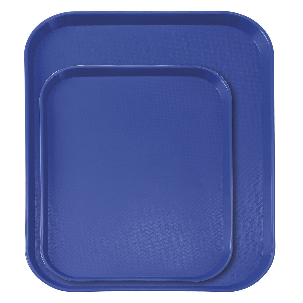Tava servire fast food albastra din polipropilena Hendi 265x345x(h)20 mm