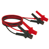 Cablu de pornire Einhell BT-BO 25/1 A pentru motoare pe benzina sau diesel 4 cleme de poli complet izolate intr-o geanta practica de transport