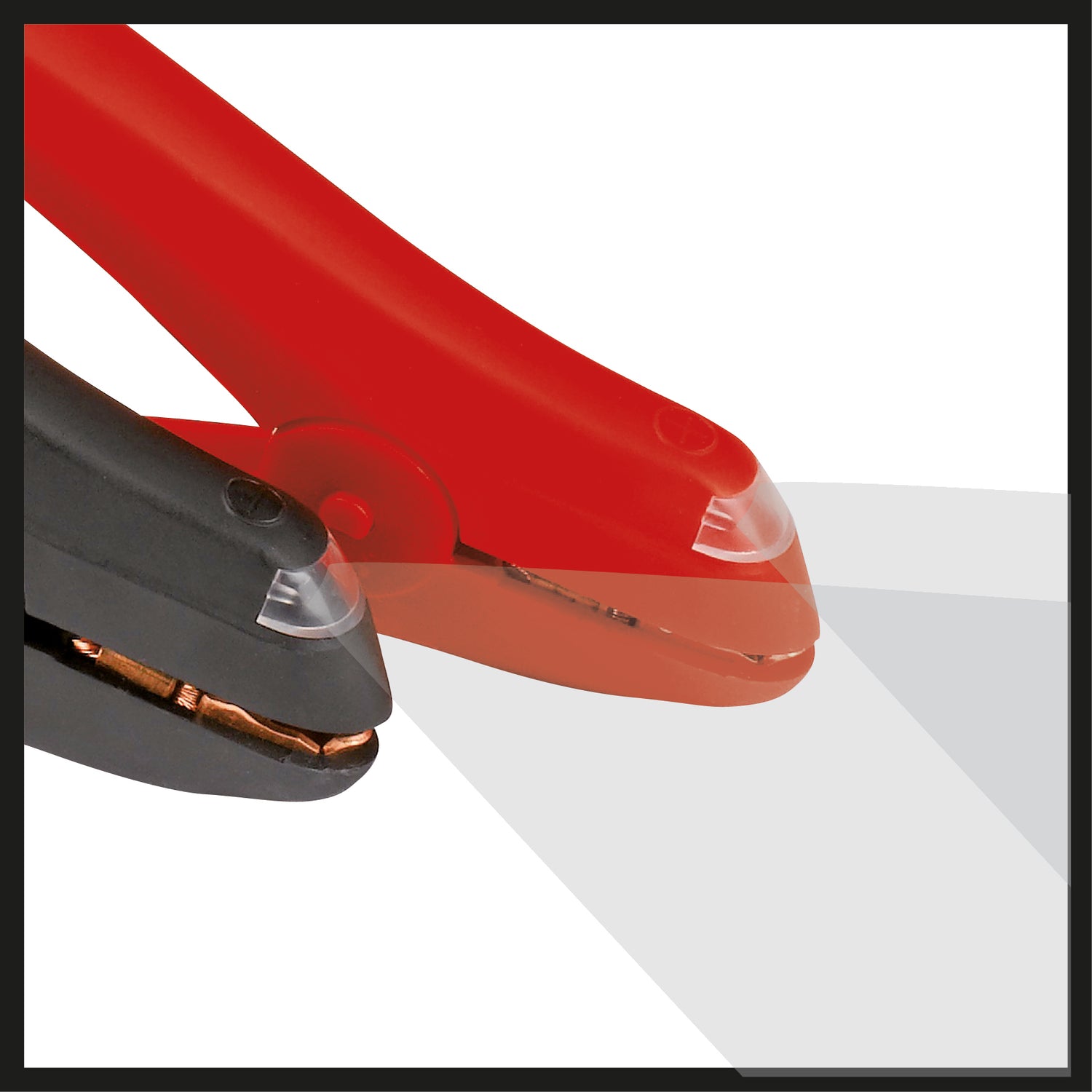 Cablu de pornire Einhell BT-BO 25/1 A LED SP pentru motoare pe benzina sau diesel 4 cleme de stalp complet izolate cu iluminare LED intr-o geanta practica de transport