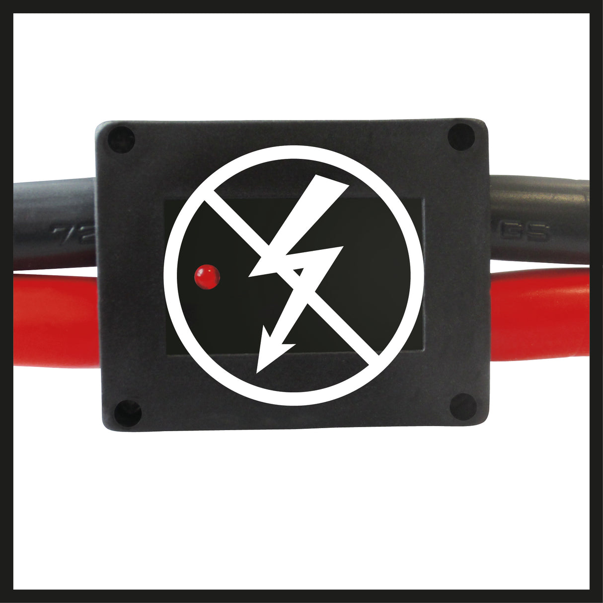 Einhell BT-BO 25/1 A LED SP indítómotorhoz, benzin- vagy dízelmotorokhoz, 4 db teljesen szigetelt pólusú bilincs LED-világítással, praktikus hordtáskában.
