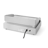 Gratar electric HENDI Profi Line  suprafata integrala striata, 550x380x(H)240 mm, inox, potrivit si pentru uz profesional