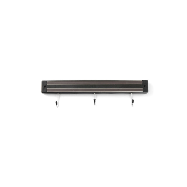 Suport magnetic pentru cutite, 45 cm, cu 5 carlige agatare, Hendi