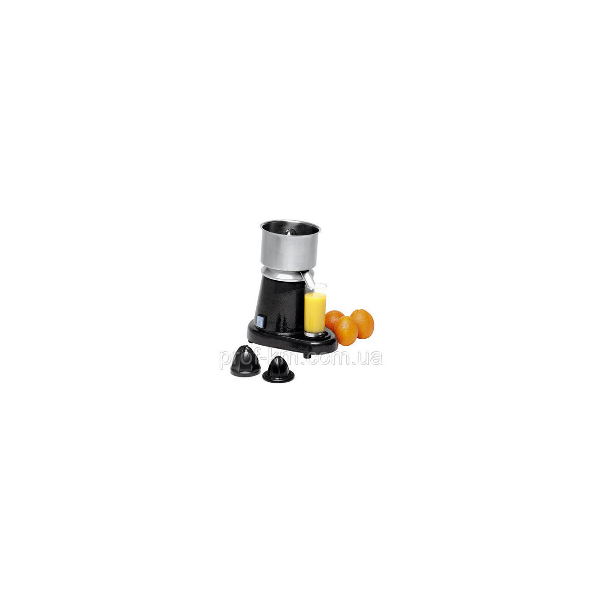Storcator electric citrice profesional, Hendi, 180 W, cu 3 conuri interschimabile pt citrice mari si mici