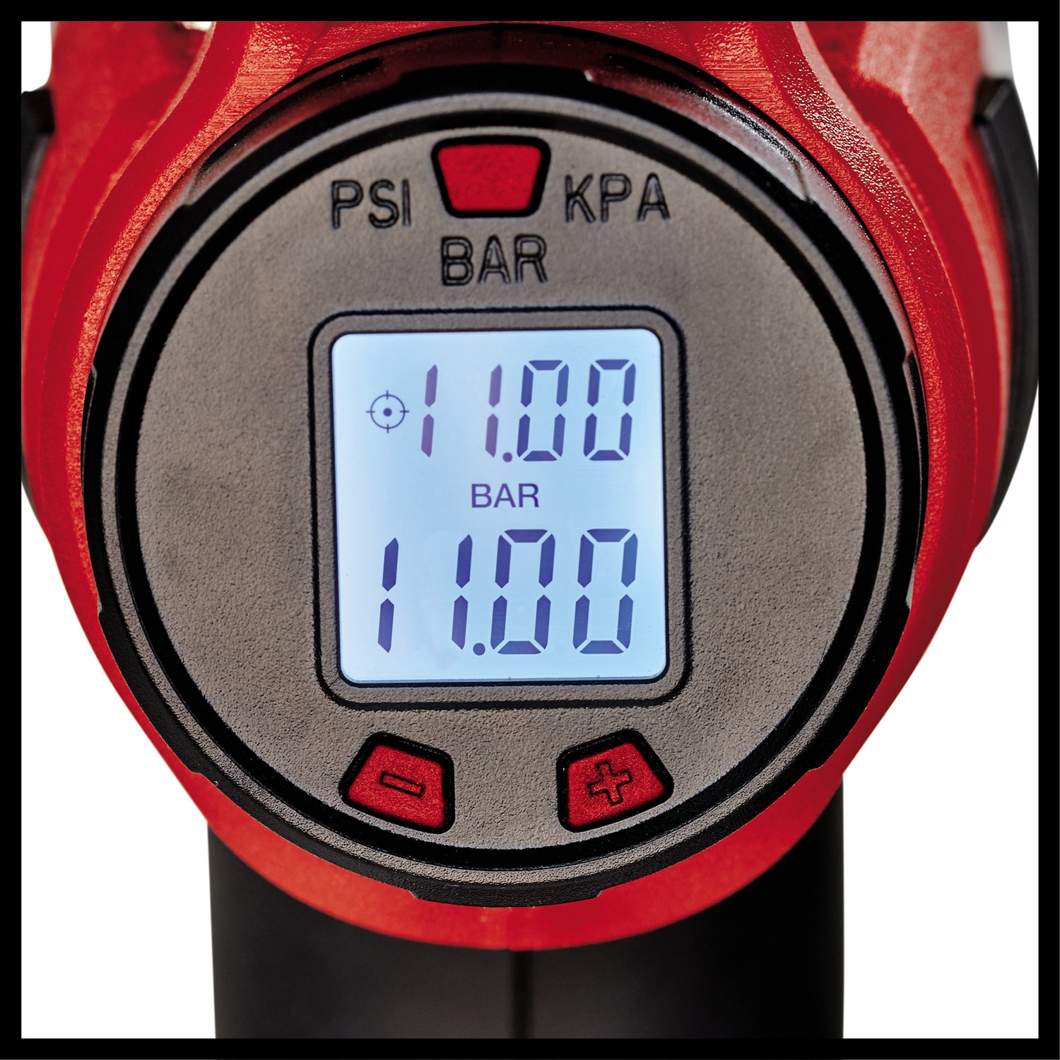 Compresor de aer auto pe acumulator Einhell CE-CC 18 Li-Solo Power X-Change, Li-ion, 18 V, max. 11 bar, furtun de aer comprimat de 60 cm, functie de oprire automata, livrare fara acumulator sau incarcator