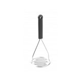 Zdrobitor cartofi / legume pentru piure / supe crema, Hendi, inox cu maner bachelita, 95x(H)230 mm