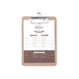 Clipboard pentru meniu 125x180 mm Hendi