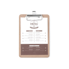 Clipboard pentru meniu 240x330 mm Hendi
