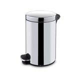 Cos de gunoi rotund cu pedala, inox, 30L,ø300x(H)650mm