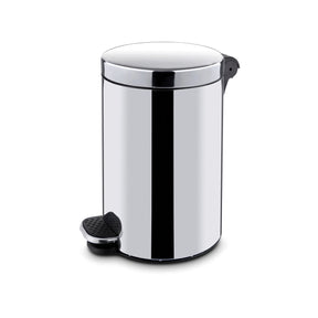 Cos de gunoi rotund cu pedala, inox, 30L,ø300x(H)650mm