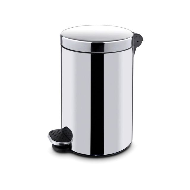 Cos de gunoi rotund cu pedala, inox, 30L,ø300x(H)650mm