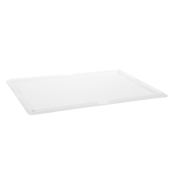 Capac pentru cutii de aluat pizza Polipropilena Alb 600x400 mm
