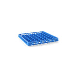 Cos universal pentru masina de spalat vase polietilena Albastru 500x500x(H)45 mm, Hendi 49 compartimente