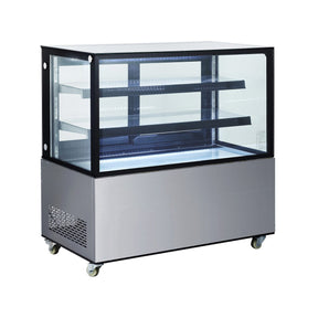 Vitrina frigorifica de prezentare interval temp. 2/6?C, corp inox, 510 litri, 490 W ARKTIC by Hendi, 1515x675x(H)1210 mm, Clasa energetica C
