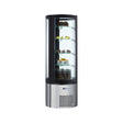 Vitrina frigorifica de prezentare interval temp. 2?/6?C, 460 W 360 l corp inox, ARKTIC by Hendi, 680x(H)1750, Clasa energetica C