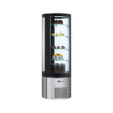 Vitrina frigorifica de prezentare interval temp. 2?/6?C, 460 W 360 l corp inox, ARKTIC by Hendi, 680x(H)1750, Clasa energetica C
