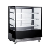 Vitrina frigorifica de prezentare interval temp. 2/6?C, 490 W corp inox, ARKTIC by Hendi, 1200x805x(H)1445 mm, 650 Litri, Clasa energetica C