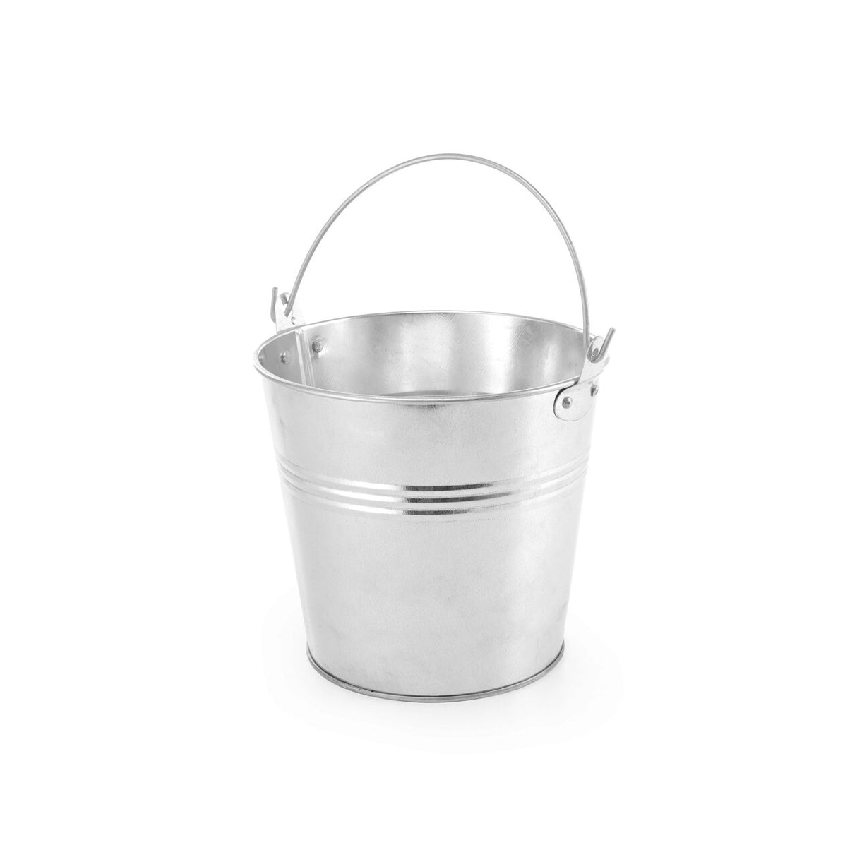Cos servire rustic, tip galeata, Hendi, otel galvanizat, 100x(H)90