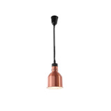 Lampa de incalzire cilindrica, finisaj cupru ø175x(H)250